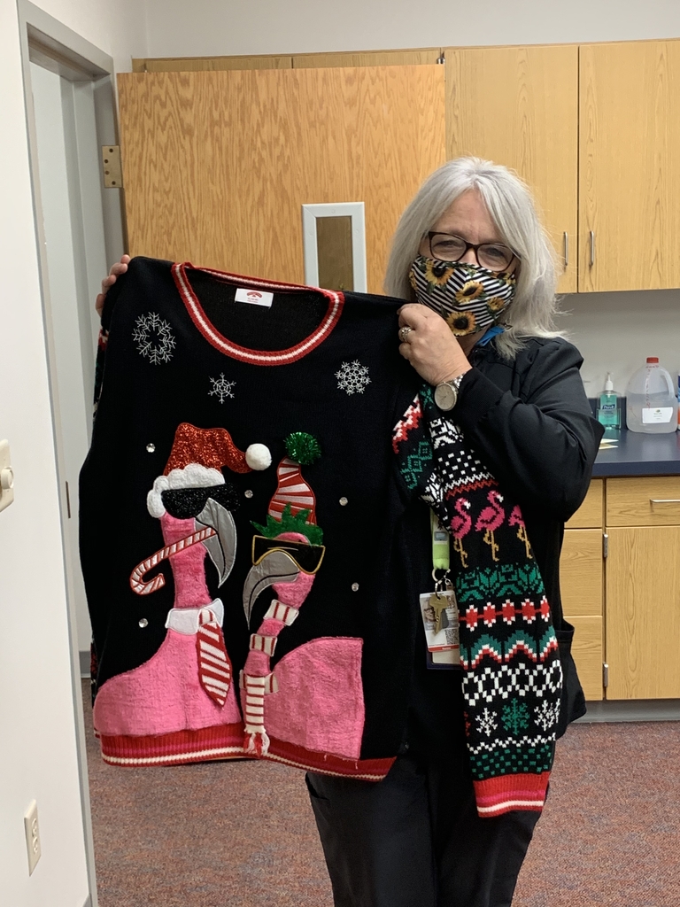 Val Loesch with sweater
