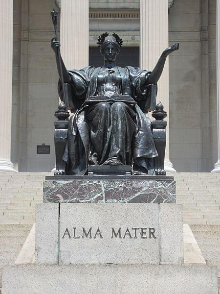 Alma Mater statue