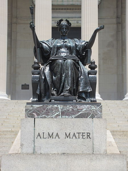 Alma Mater statue 