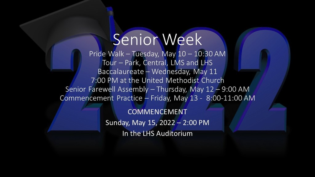 Senior Week 2022
