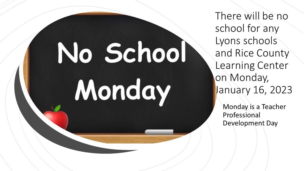 No School Monday, Jan 16, 2023