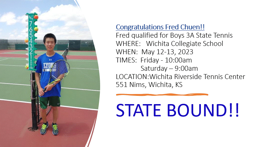 Congrats Fred - State Bound