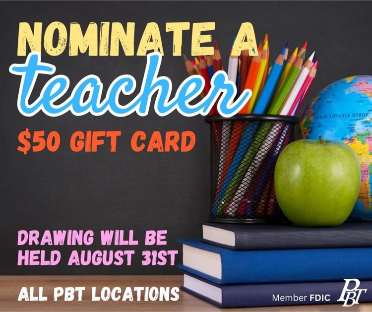 nominate a teacher poster