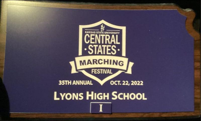 Central States Marching Band Award