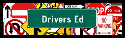 Drivers Ed Street sign